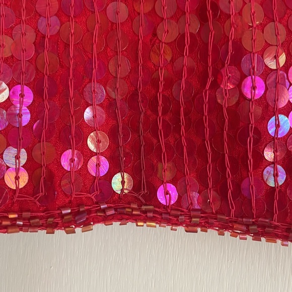 Chanson D’Amour Vintage Sequin Top Large - Picture 5 of 7